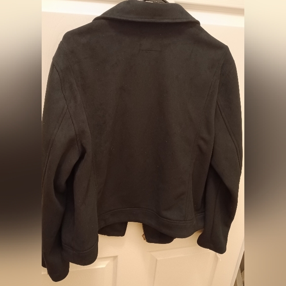 Old Navy Faux Suede Moto Jacket size XL - Picture 3 of 6